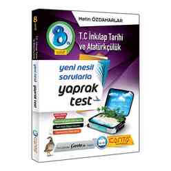 Çanta Yayınları - Çanta 8. Sınıf Yaprak Test İnkılap Tarihi Atatürk