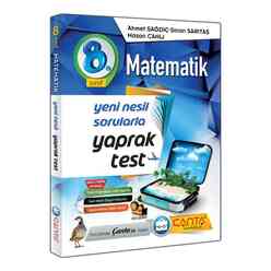 Çanta 8. Sınıf Yaprak Test Matematik - Thumbnail