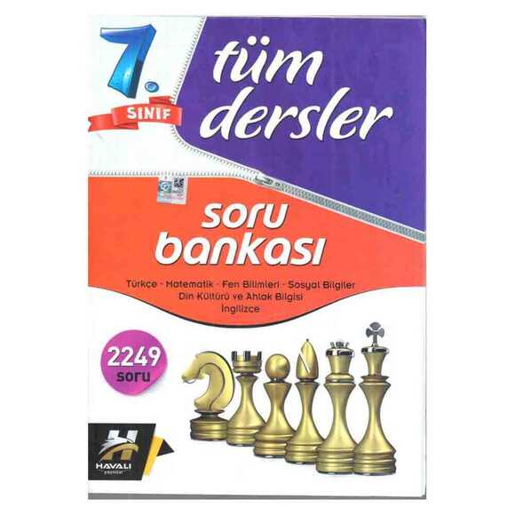 Çanta Havalı 7. Sınıf Tüm Dersler Soru Bankası