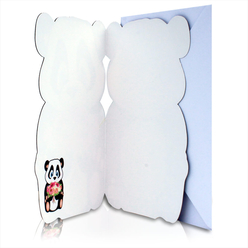 Card Group Tebrik Kartı Romantic Panda 3687 - Thumbnail
