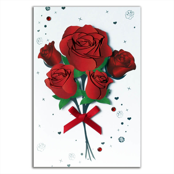 Card Group Tebrik Kartı Shiny Roses 10086