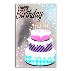Card Group Tebrik Kartı Silvery Birth Day 3972 - Thumbnail