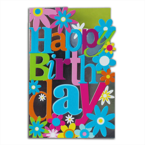 Card Group Tebrik Kartı Silvery Birthday 3653