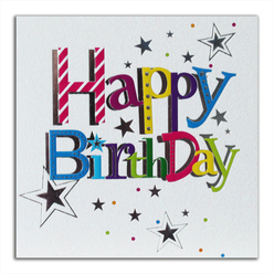 Card Group Tebrik Kartı Sparkly Birth Day 15007 - Thumbnail