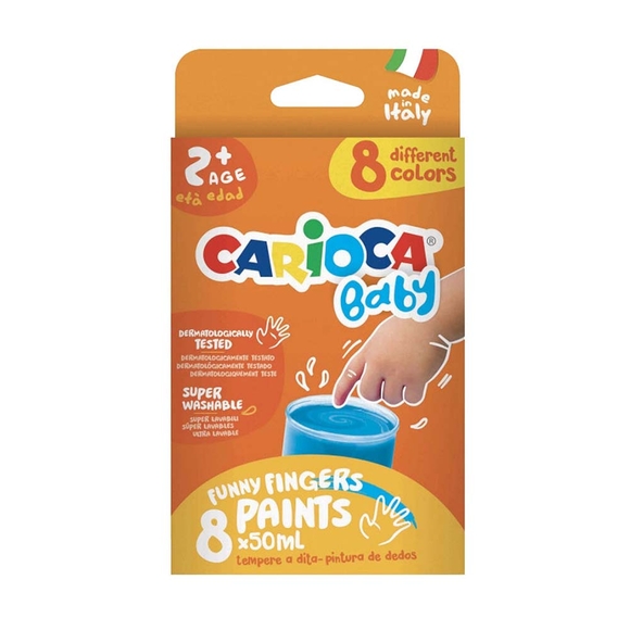 Carioca Baby Parmak Boyası 8 Renk 43174