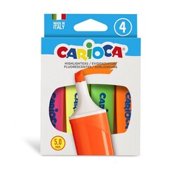 Carioca Forforlu İşaretleme Kalem 4 Renk 42870 - Thumbnail