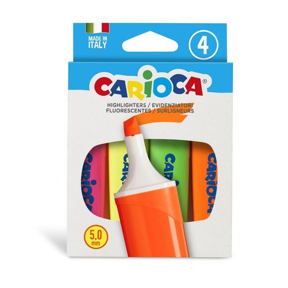 Carioca Forforlu İşaretleme Kalem 4 Renk 42870 