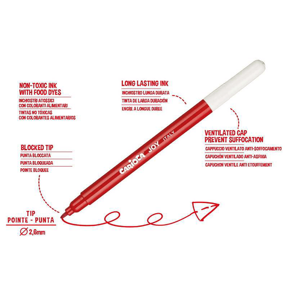 Carioca Joy Keçeli Boya Kalemi 36’lı 40616
