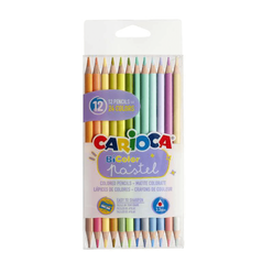 Carioca - Carioca Pastel Renk Bi Color Kuru Boya Kalem Çift Taraflı 43309