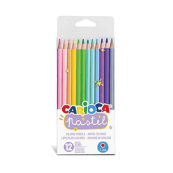 Carioca Pastel Renk Kuru Boya Kalemi 12 li 43034 - Thumbnail