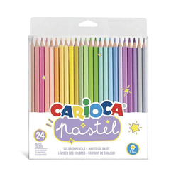 Carioca - Carioca Pastel Renk Kuru Boya Kalemi 24’Lü 43310