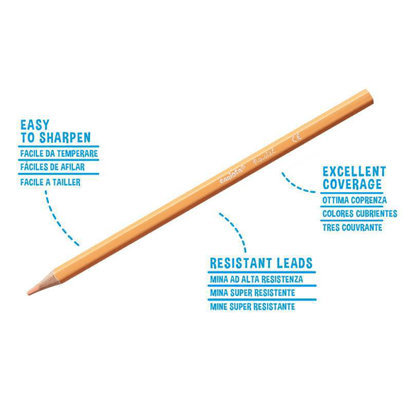 Carioca Pastel Renk Kuru Boya Kalemi 24’Lü 43310