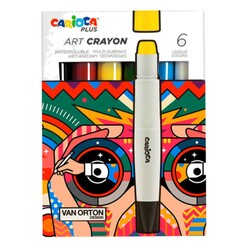 Carioca - Carioca Plus Art Crayon Boya 6’lı Kutu 45212