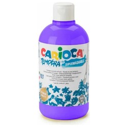 Carioca - Carioca Tempera Suluboya Süper Yıkanabilir Mor 500ml. 40427/18