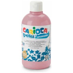 Carioca - Carioca Tempera Suluboya Süper Yıkanabilir Pembe 500ml. 40427/09 