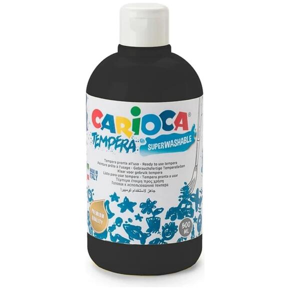 Carioca Tempera Suluboya Süper Yıkanabilir Siyah 500ml. 40427/02