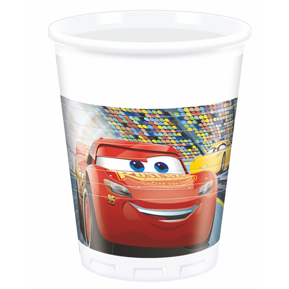 Cars 3 Baskılı Bardak 200 cc 8’li