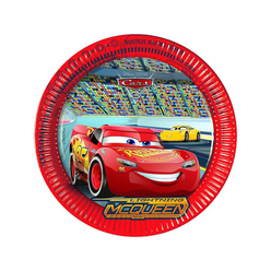 Cars 3 Baskılı Tabak 23 cm 8’li - Thumbnail