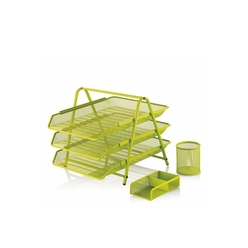 Cassa - Cassa Yeşil File Evrak Rafı Kalemlik Kağıtlık 8943