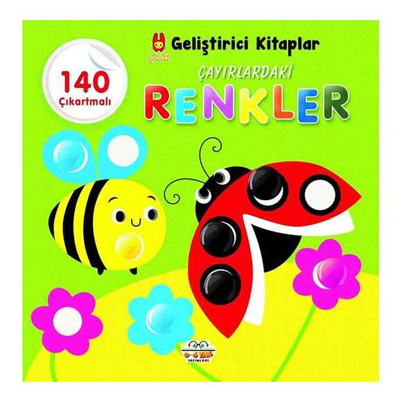 Çayırlardaki Renkler - Şirin Geliştirici Kitaplar - 140 Çıkartmalı