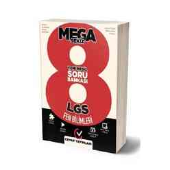 Cevap Yayınları - Cevap Mega 8 LGS Fen Bilimleri Yeni Nesil Soru Bankası