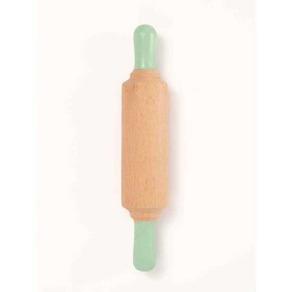 ChildGen Doğal Ahşap Merdane - Pastel Yeşil 0.05.04.105