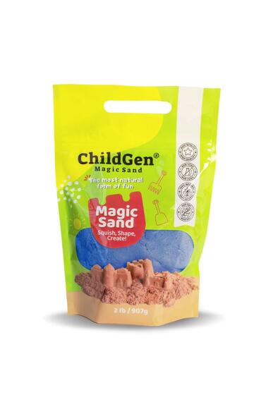ChildGen Doğal Kinetik Oyun Kumu Refill Paket 907gr - Mavi