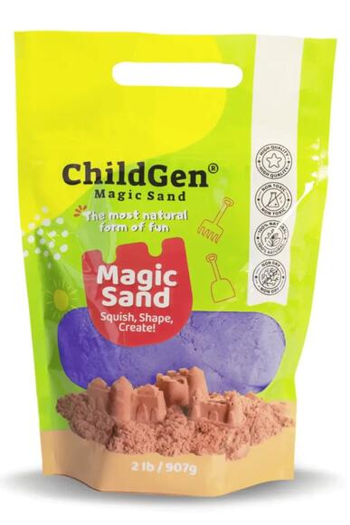 ChildGen Doğal Kinetik Oyun Kumu Refill Paket 907gr - Mor