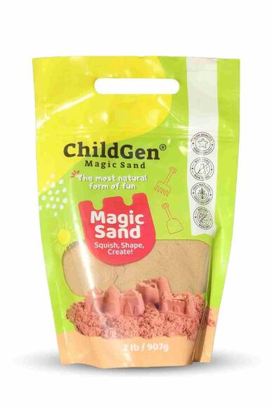 ChildGen Doğal Kinetik Oyun Kumu Refill Paket 907gr - Natural