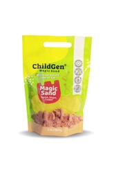 ChildGen - ChildGen Doğal Kinetik Oyun Kumu Refill Paket 907gr - Sarı
