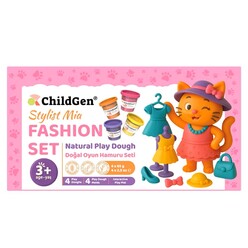 ChildGen - Childgen Oyun Hamuru Sevimli Patiler Serisi -Moda Set 0.06.01.904