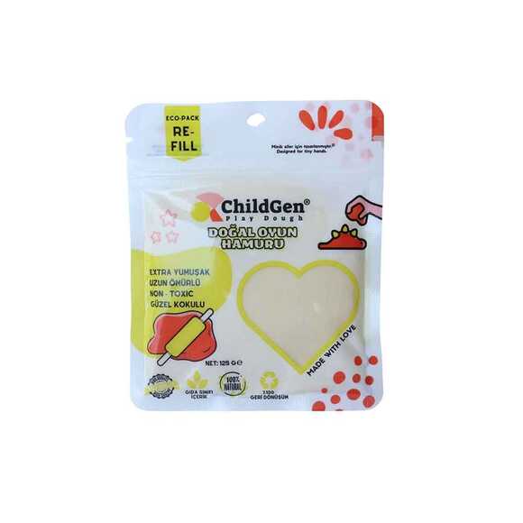 ChildGen Poşet Hamur - 125 Gr Beyaz 0.05.01.206