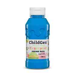 ChildGen Süper Yıkanabilir Parmak Boya 350 Ml Şişe 0.05.02.100 - Thumbnail