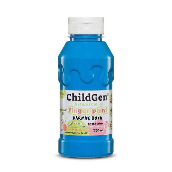 ChildGen Süper Yıkanabilir Parmak Boya 350 Ml Şişe 0.05.02.100