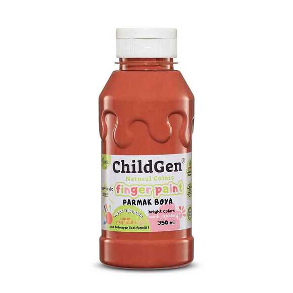 ChildGen Süper Yıkanabilir Parmak Boya 350 Ml Şişe 0.05.02.103