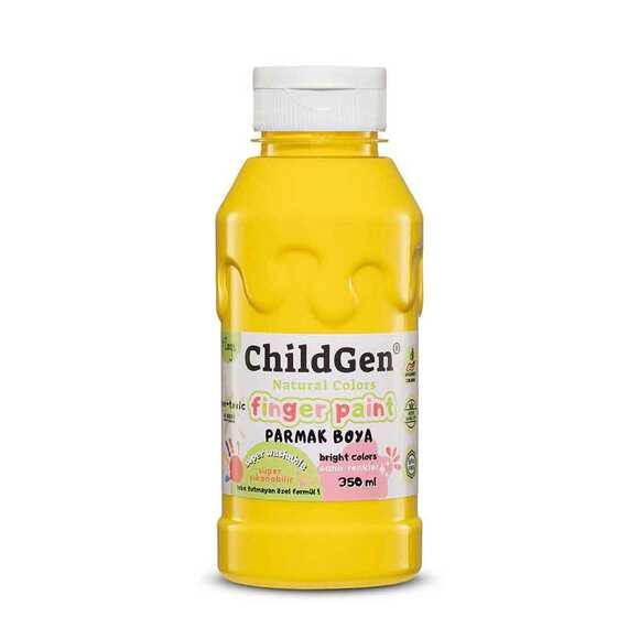 ChildGen Süper Yıkanabilir Parmak Boya 350 Ml Şişe 0.05.02.104