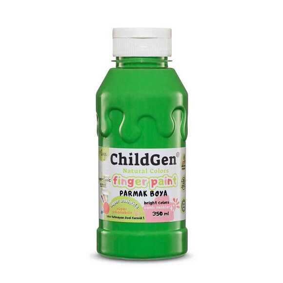 ChildGen Süper Yıkanabilir Parmak Boya 350 Ml Şişe 0.05.02.106