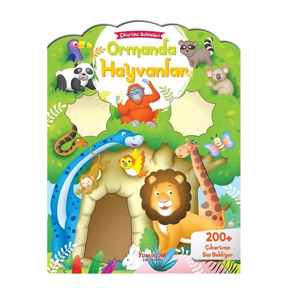 Çıkartma Sahneleri Ormanda Hayvanlar