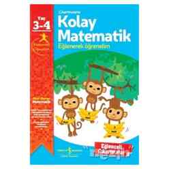 Çıkartmalarla Kolay Matematik 3-4 Yaş - Thumbnail