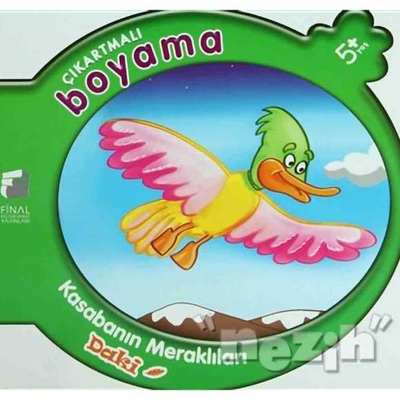 Çıkartmalı Boyama Kasabanın Meraklıları: Daki