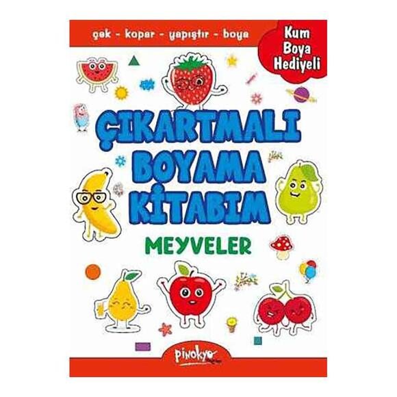 Çıkartmalı Boyama Meyveler