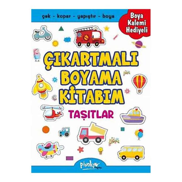 Çıkartmalı Boyama Taşıtlar