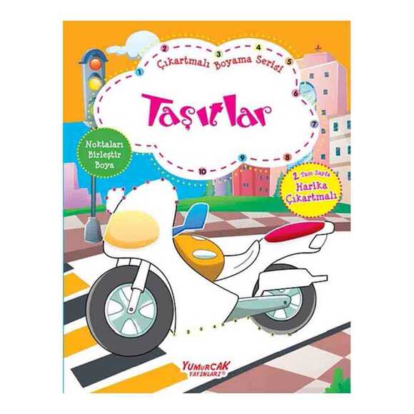 Çıkartmalı Boyama - Taşıtlar