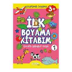 Çıkartmalı İlk Boyama Kitabım 1 - 3+ Yaş - Thumbnail