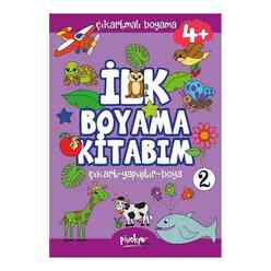 Çıkartmalı İlk Boyama Kitabım 2 - 4+ Yaş - Thumbnail
