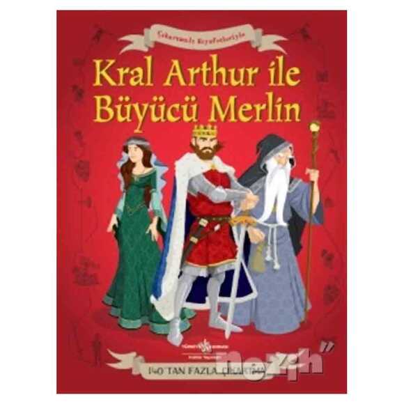 Çıkartmalı Kıyafetleriyle Kral Arthur ve Büyücü Merlin