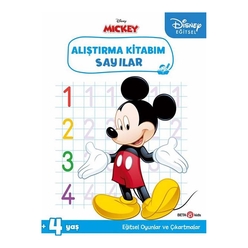 Çıkartmalı Mickey Alıştırma Kitabım Sayılar - Thumbnail