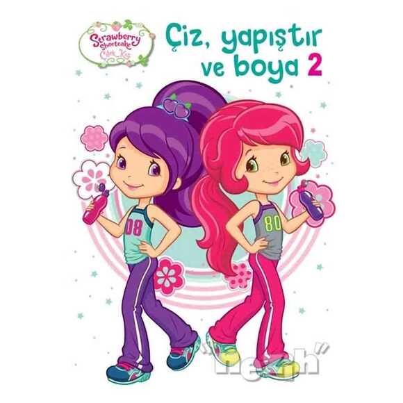 Çilek Kız - Çiz Yapıştır Boya 2