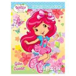 Doğan Egmont - Çilek Kız Gülen Çiçekler Faliyetli Boyama Kitabı