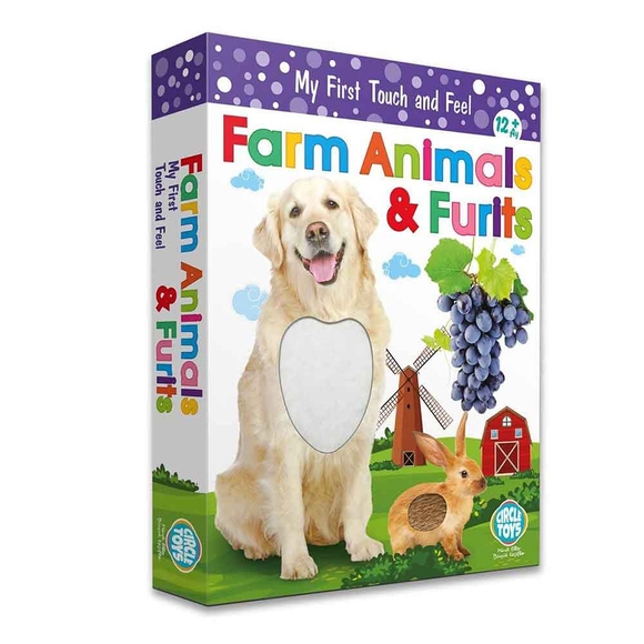 Circle Toys Dokun Hisset Farm Animals (Çiftlik Hayvanları Ve Meyveler) CRCL044